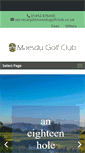 Mobile Screenshot of maesdugolfclub.co.uk